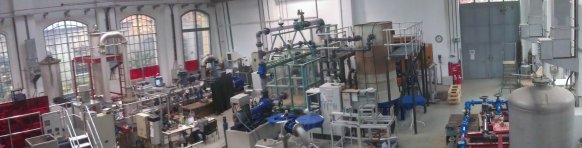 Versuchshalle des Fachgebietes Fluidsyszemdynamik